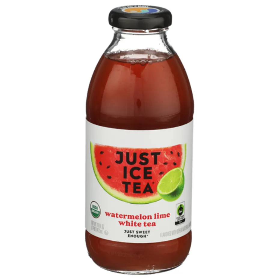 Just Ice Tea Organic + On-The-Go 25MG THC Drink Mix / Watermelon Lime White Tea + Blueberry Packet